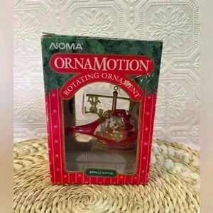 FUN Vintage NOMA Ornamotion Ornament Kringle  Kopter 1989